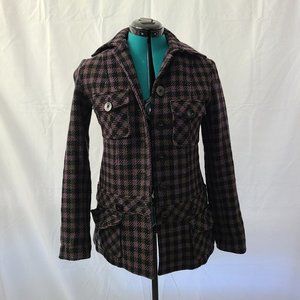 Maria D Plaid Jacket